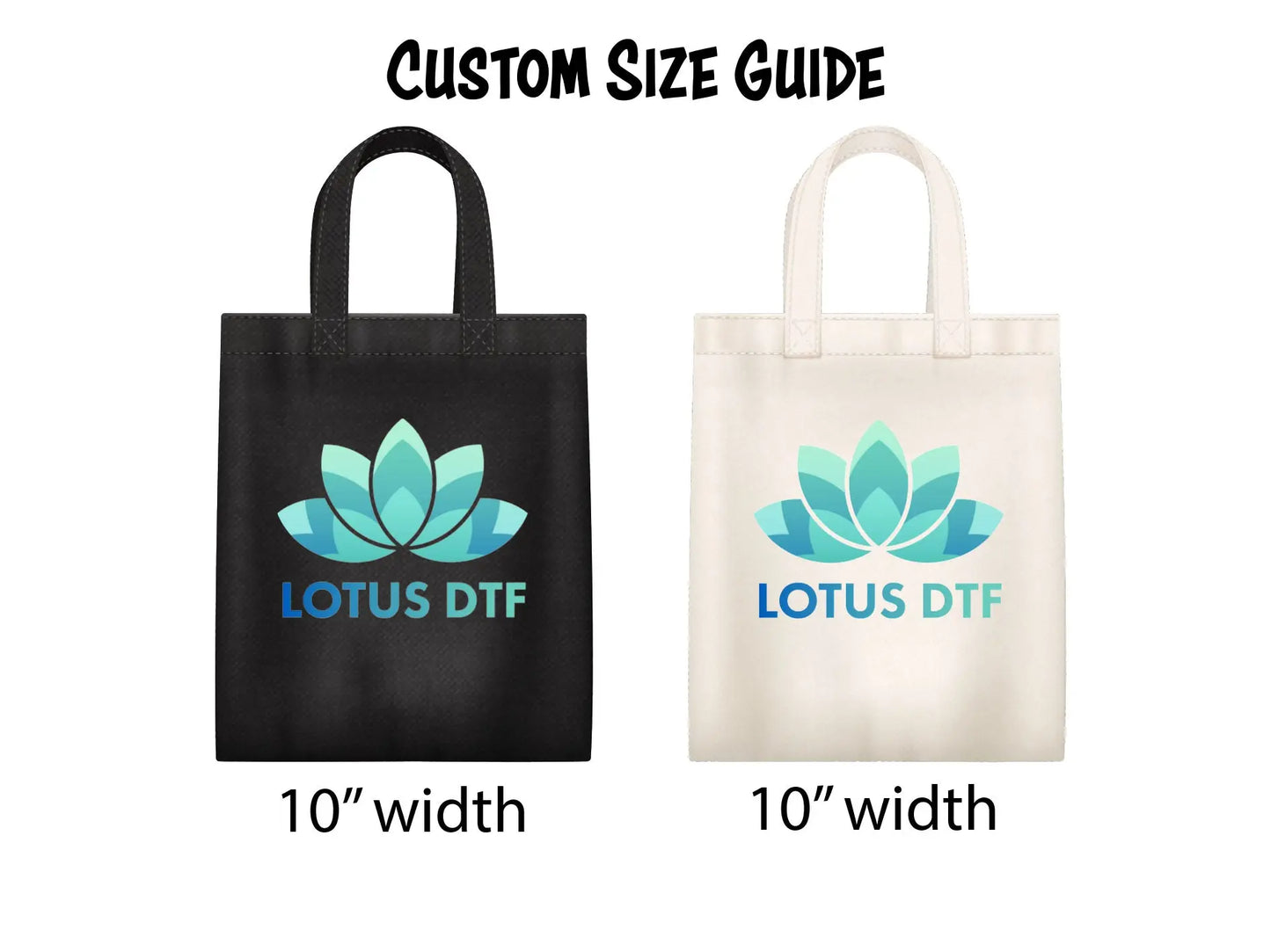 DTF Transfers By Size Lotus DTF