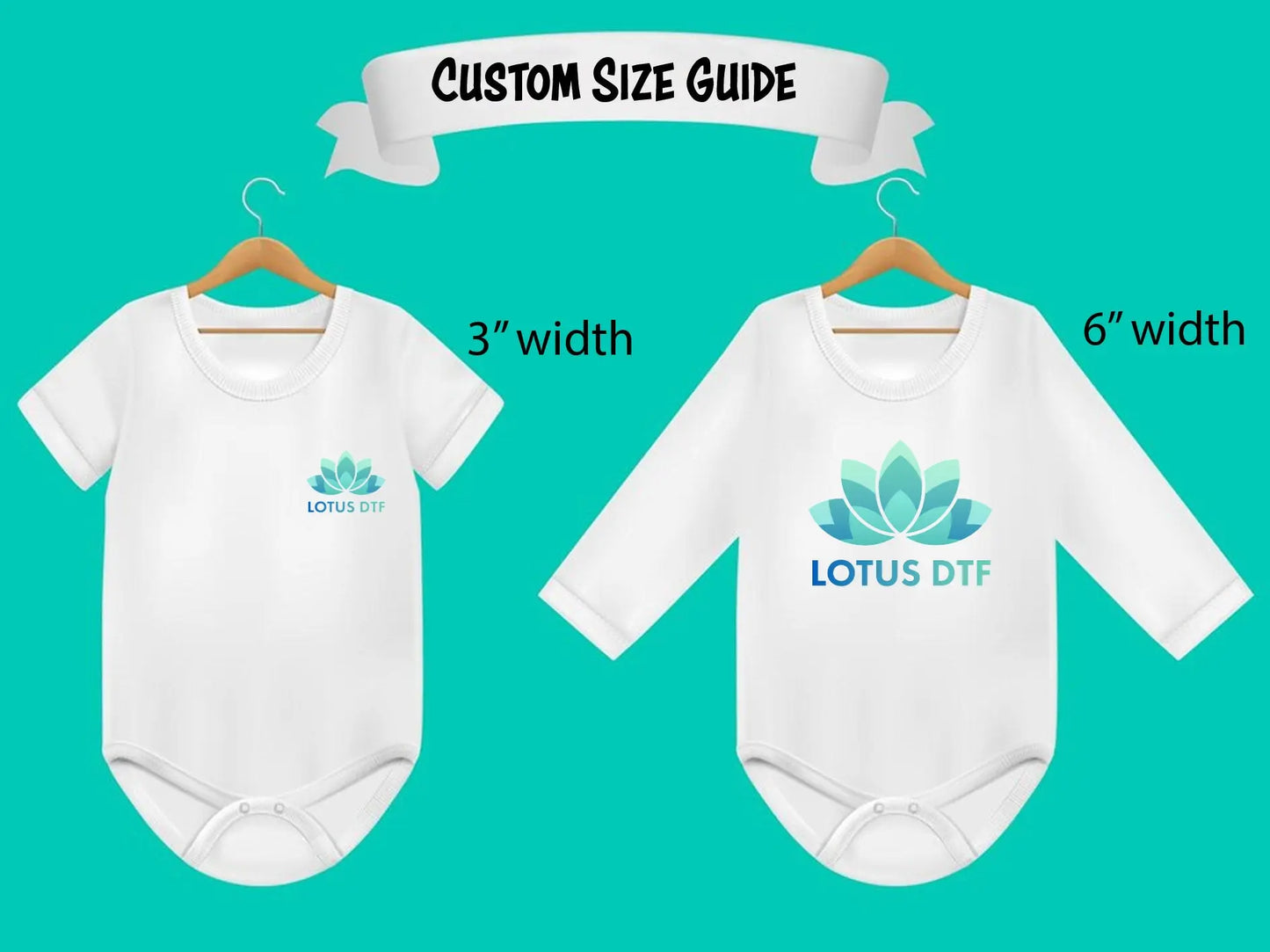 DTF Transfers By Size Lotus DTF