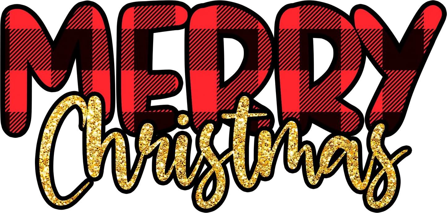 Merry Christmas Lotus DTF