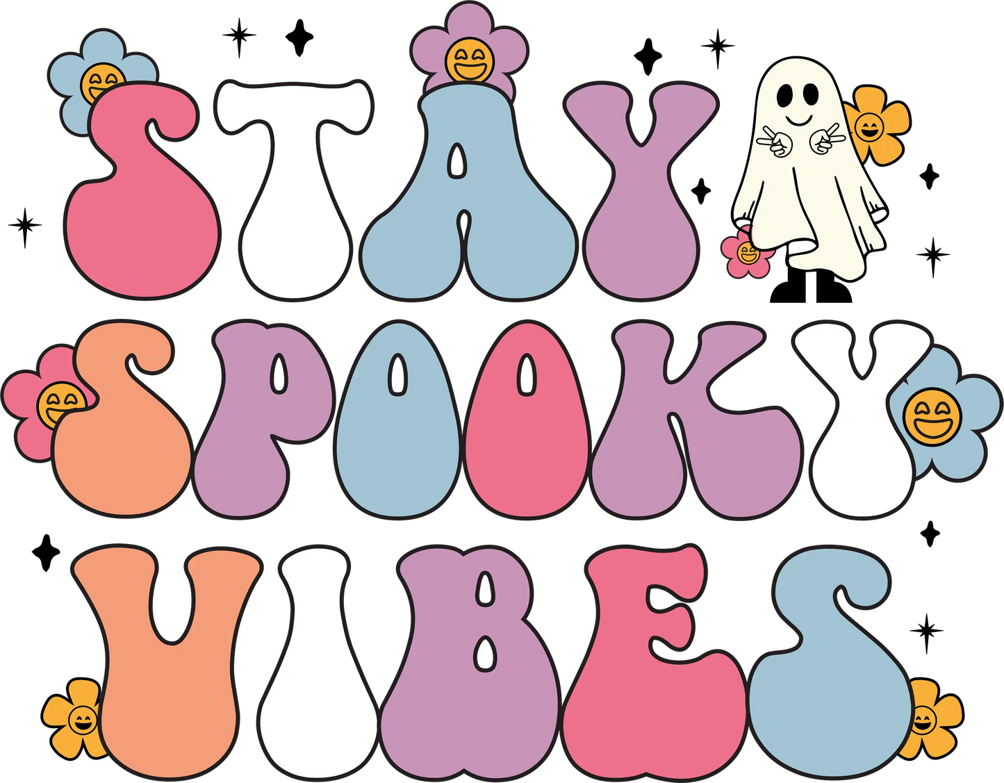 Stay Spooky Lotus DTF