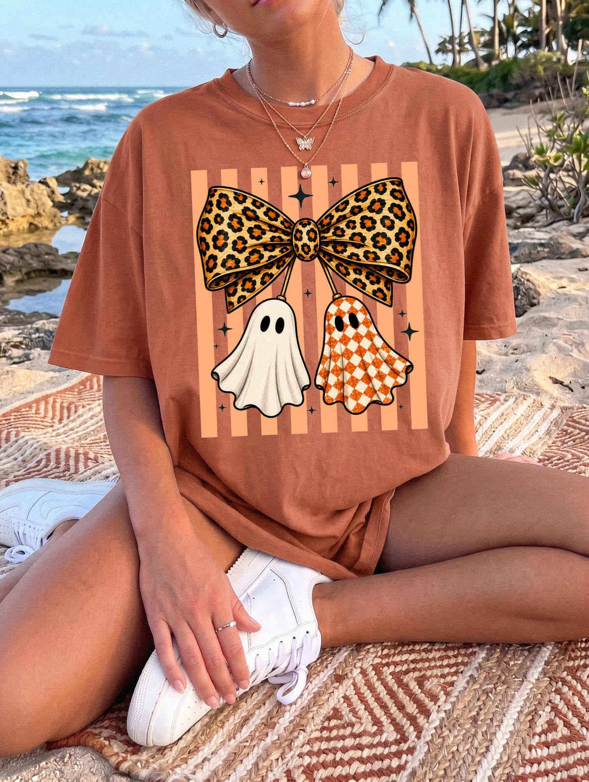 Leopard Bow Halloween DTF Transfer