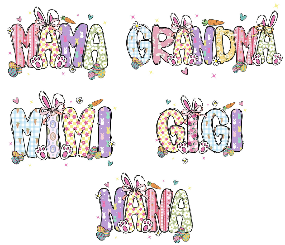 Custom Easter Mama DTF Transfer