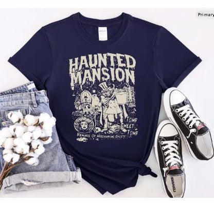 Retro The Haunted Mansion DTF Transfers