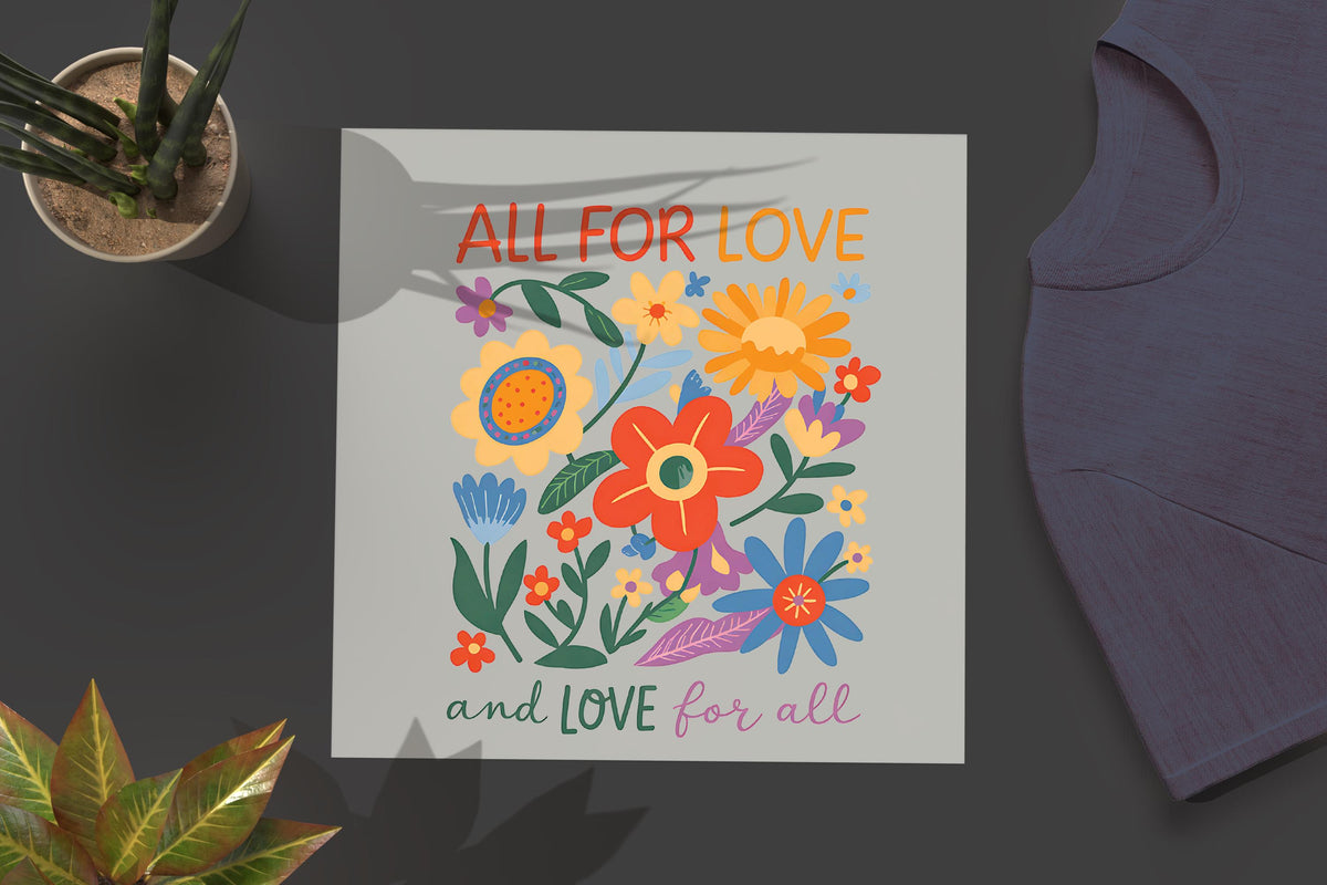 All For Love DTF Transfer