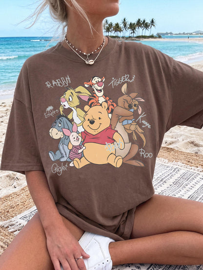 Pooh Friends DTF Transfer Ready To Press