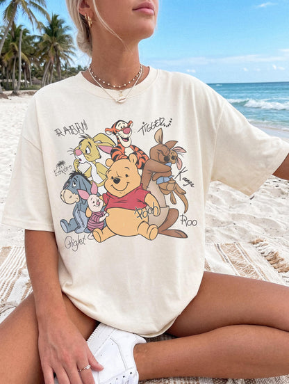 Pooh Friends DTF Transfer Ready To Press