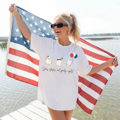 Patriotic Ghost DTF Transfer