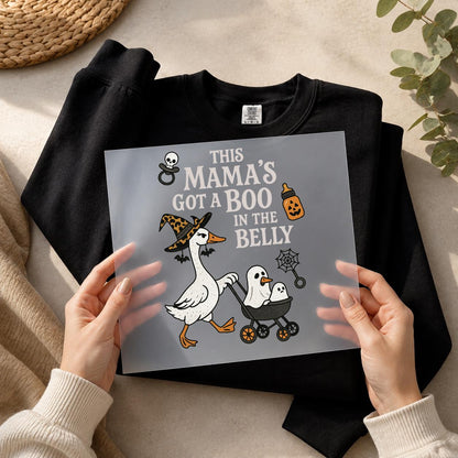Halloween Pregnancy Announcement DTF Transfer