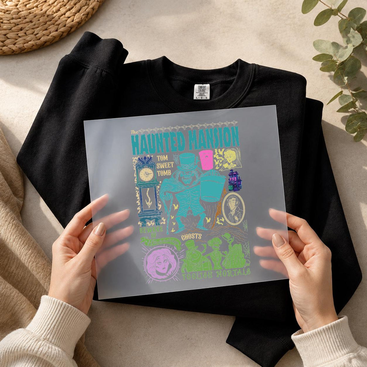 Haunted Mansion Inspired DTF Transfer