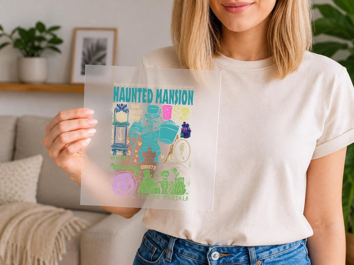 Haunted Mansion Inspired DTF Transfer