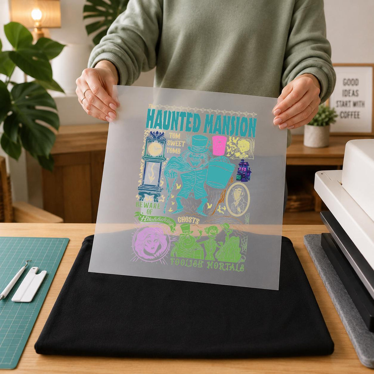 Haunted Mansion Inspired DTF Transfer