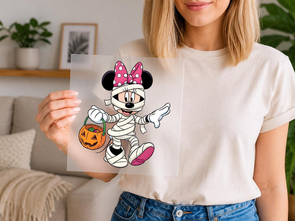 Mickey & Minnie Halloween DTF Transfer