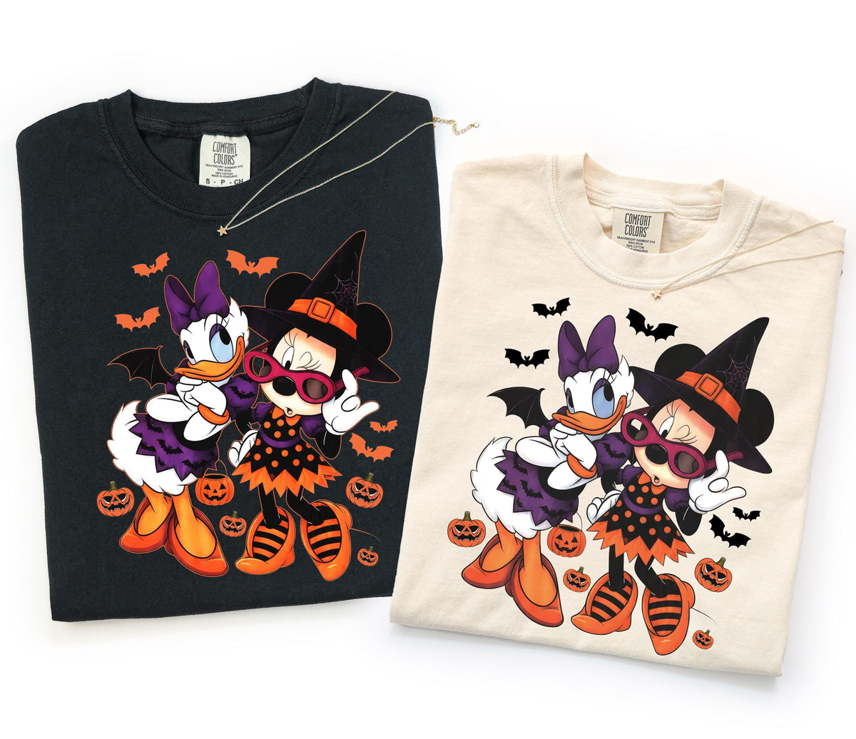 Retro Minnie Daisy Halloween DTF Transfer
