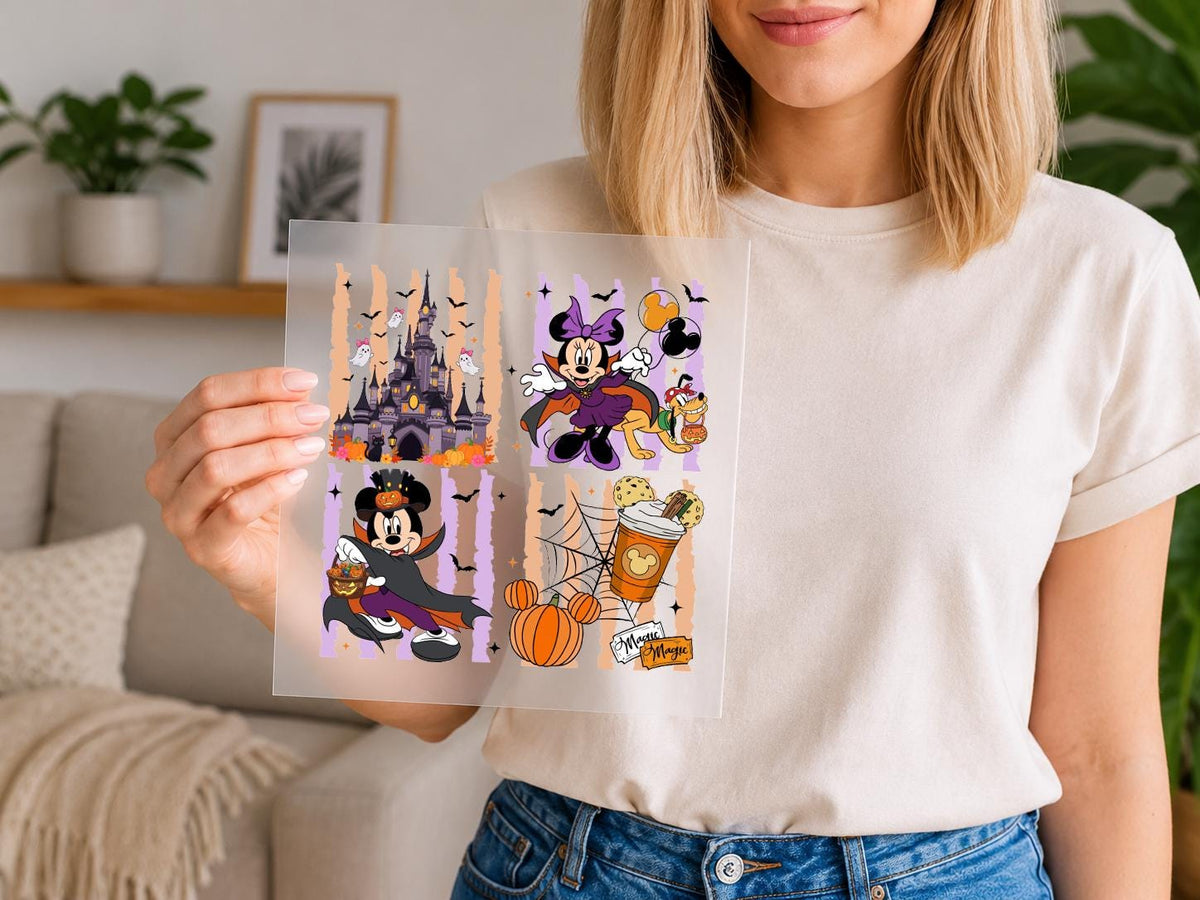 Mickey and Friends Halloween DTF – Disney Halloween Iron-On