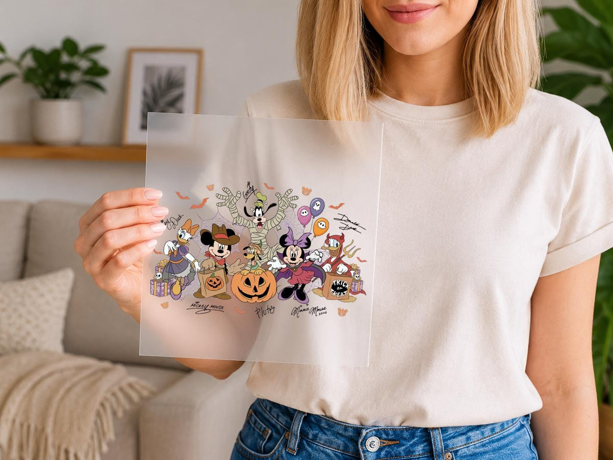 Mickey and Friends Halloween DTF – Disney Inspired Halloween Transfer