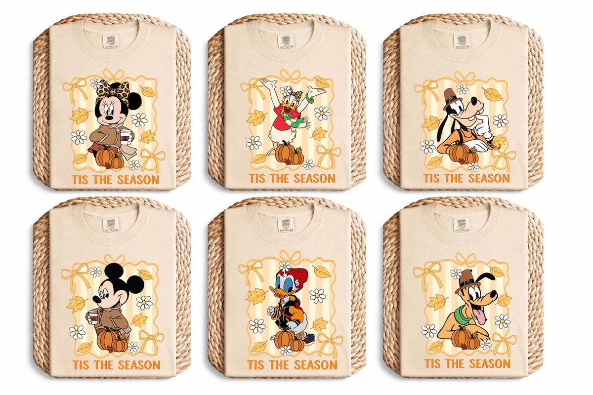 Custom Disney Mickey and Friends  Autumn DTF Transfer