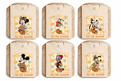 Custom Disney Mickey and Friends  Autumn DTF Transfer