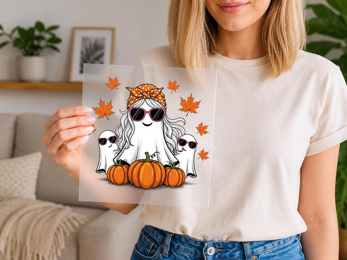 Cute Ghost Halloween DTF Transfer