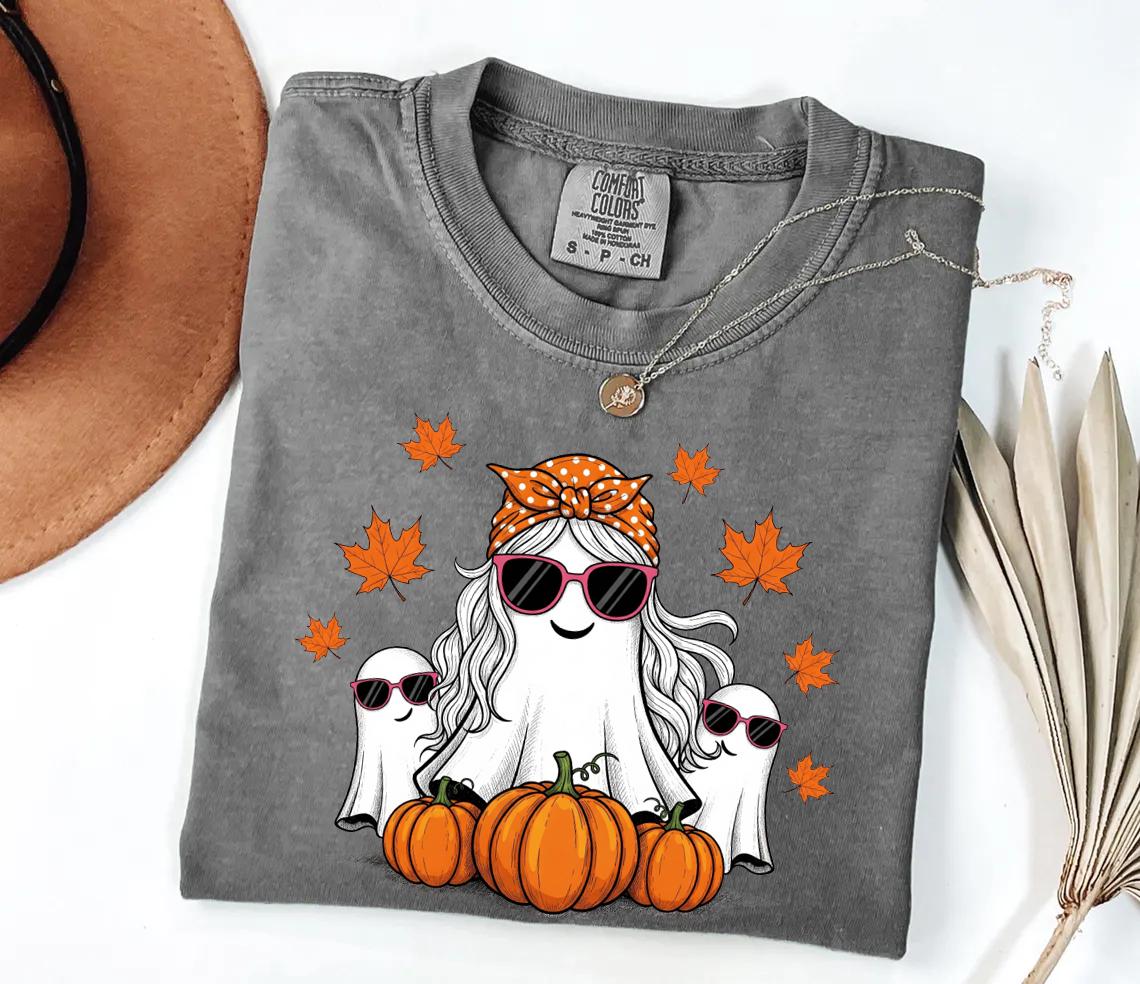 Cute Ghost Halloween DTF Transfer