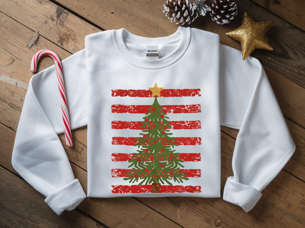 Christmas Tree DTF Transfer – Custom Holiday Tree Shirt Design