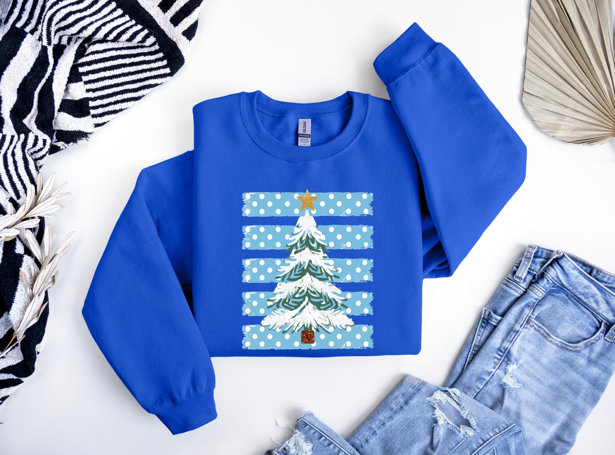 Christmas Tree DTF Transfer – Custom Holiday Tree Shirt Design