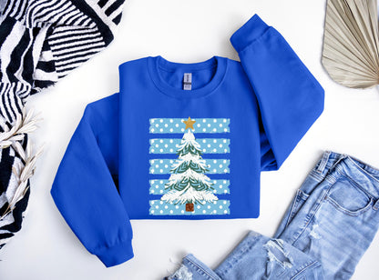 Christmas Tree DTF Transfer – Custom Holiday Tree Shirt Design