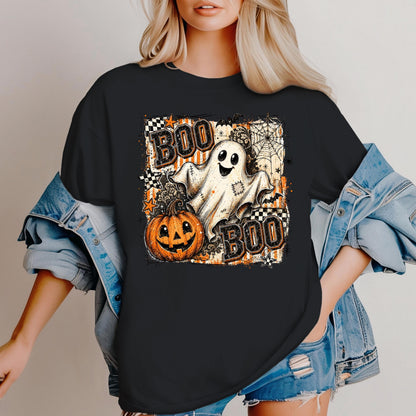 Cute Vintage Halloween Boo Ghost DTF Transfer