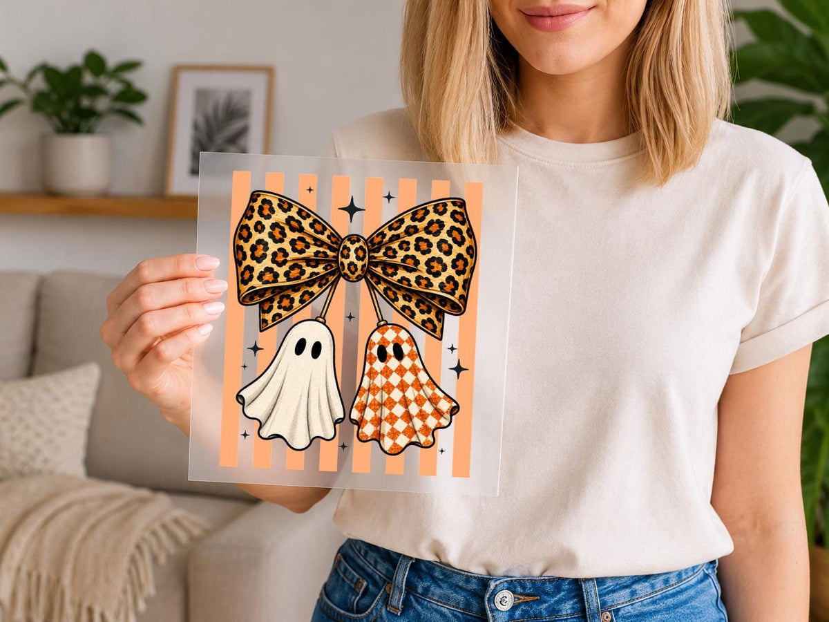 Leopard Bow Halloween DTF Transfer
