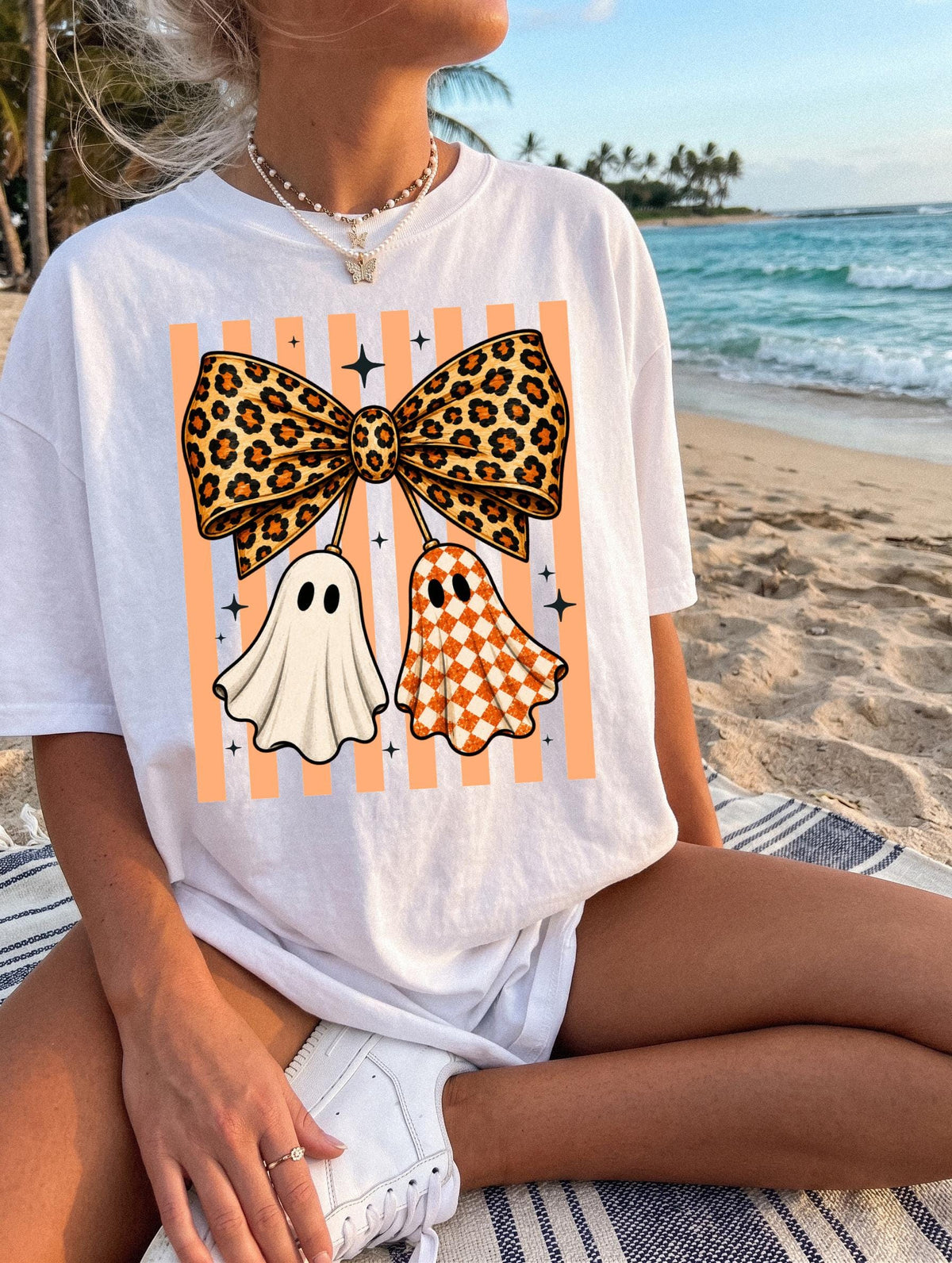 Leopard Bow Halloween DTF Transfer