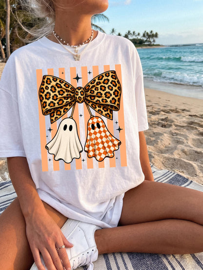Leopard Bow Halloween DTF Transfer