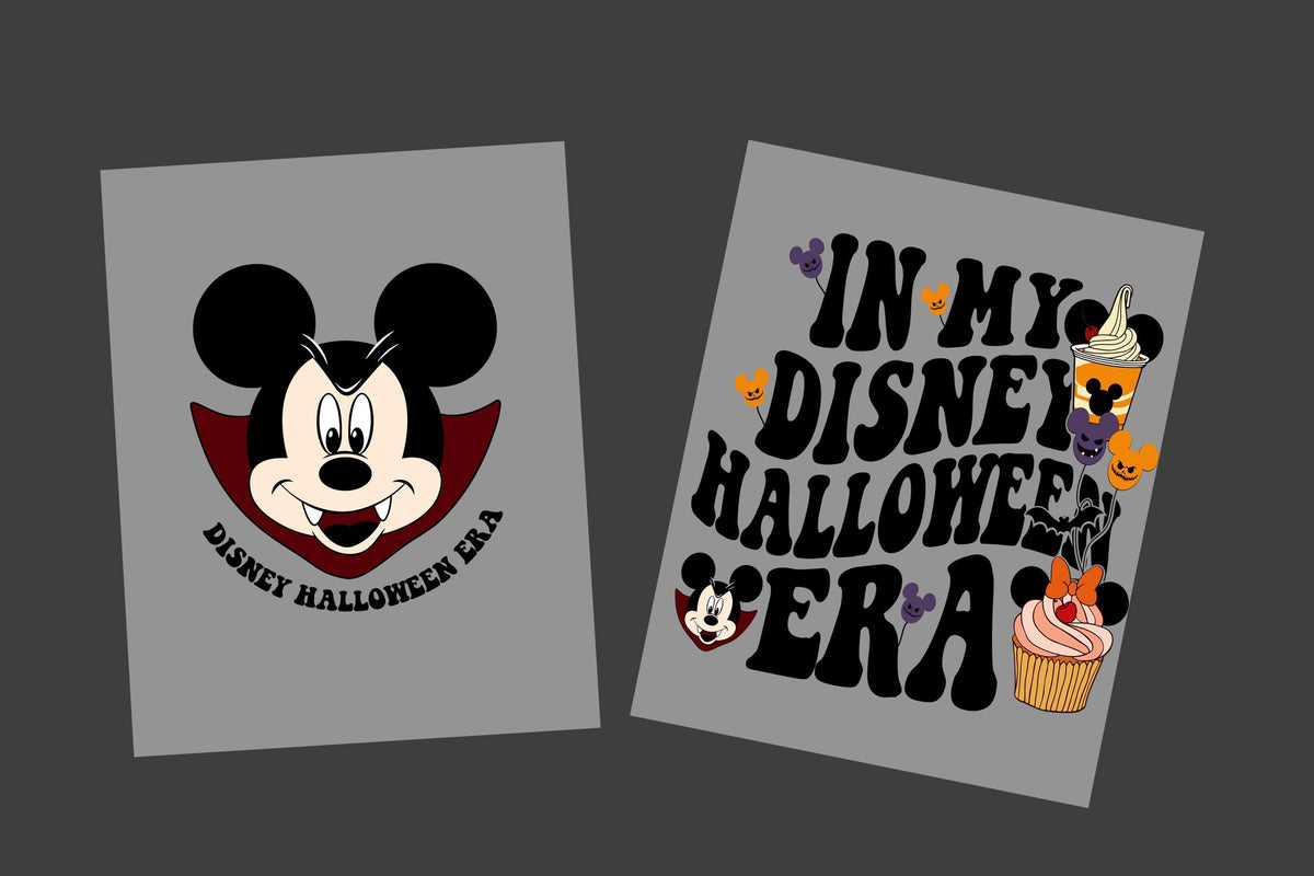 Mickey Halloween Inspired DTF Transfer