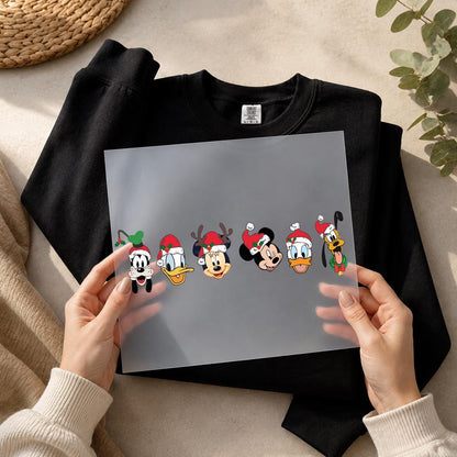 Mickey and Friends Christmas Inspired DTF Transfer