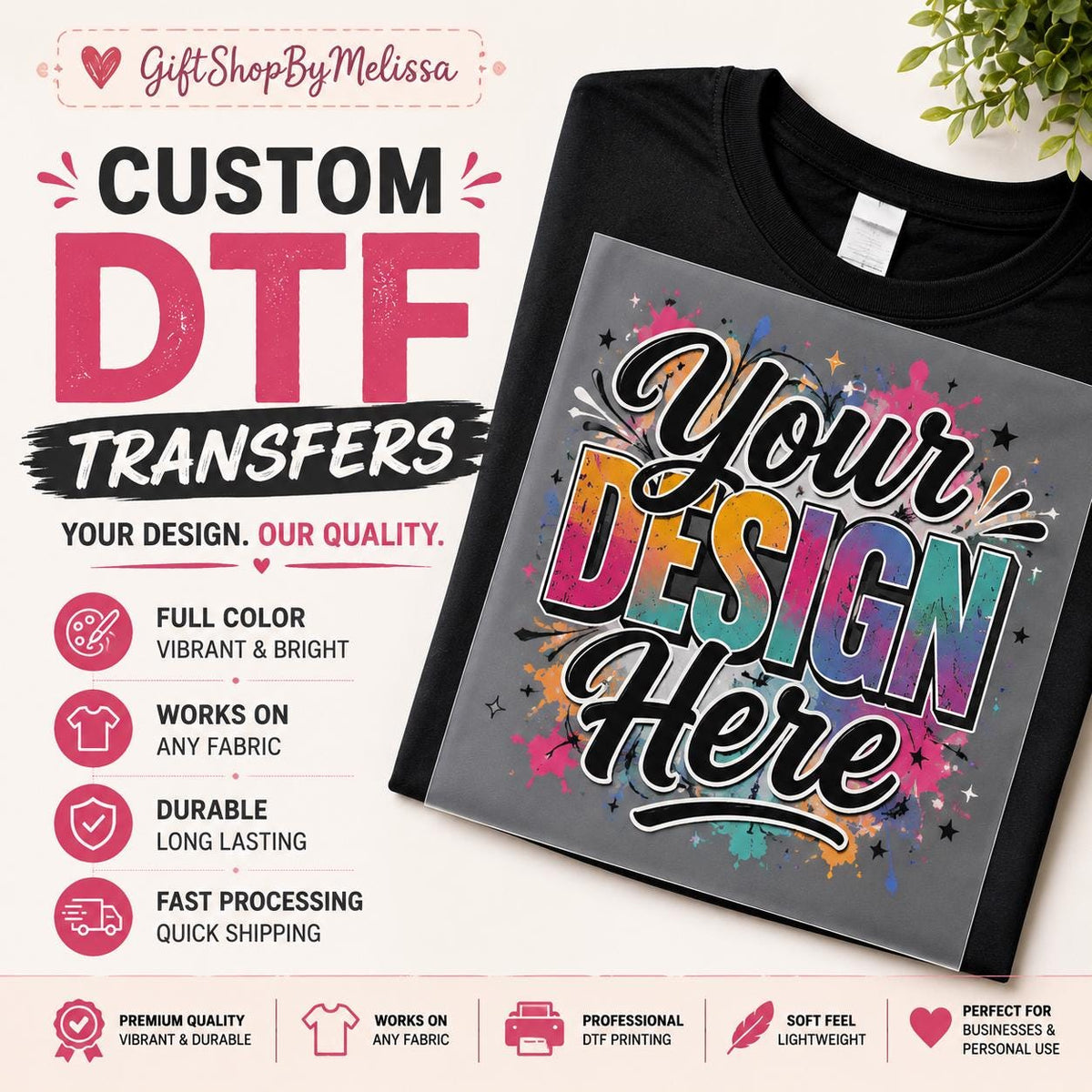Custom DTF Transfer
