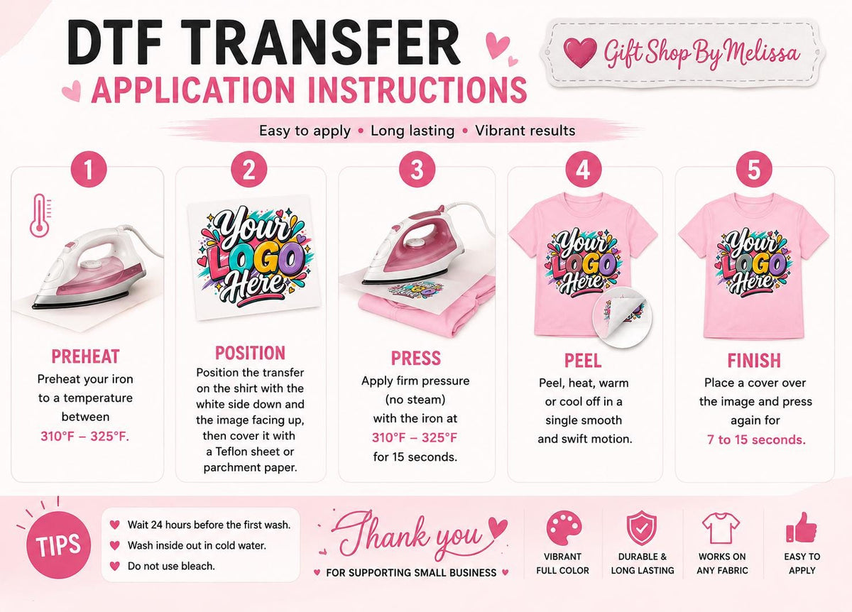 Custom Logo DTF Transfer