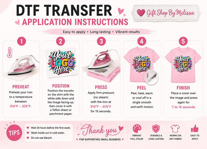 Custom Logo DTF Transfer