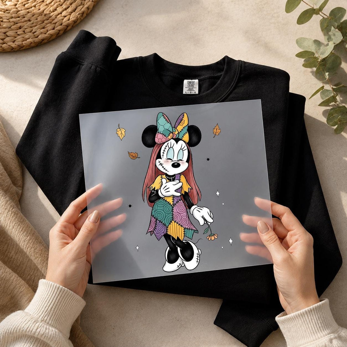 Mickey and Minnie Halloween Couple DTF Transfer