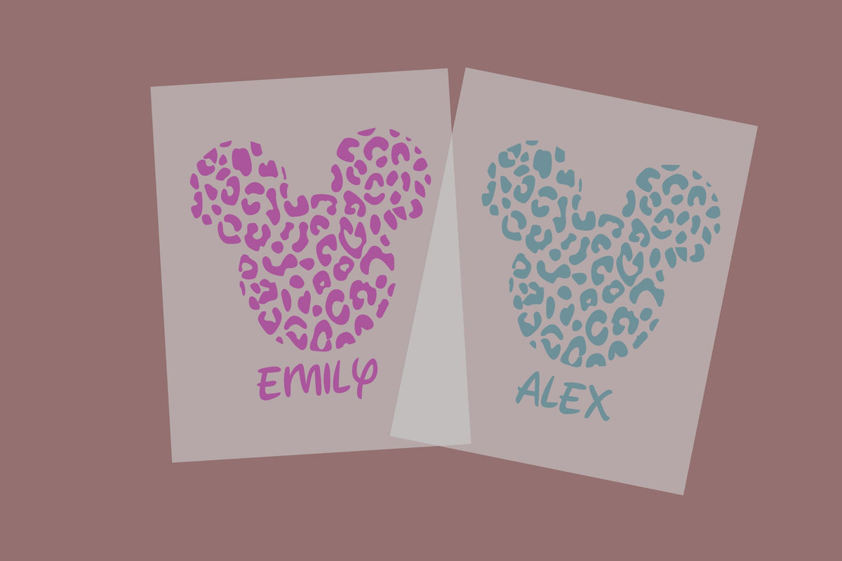 Personalized Mickey Name DTF Transfer