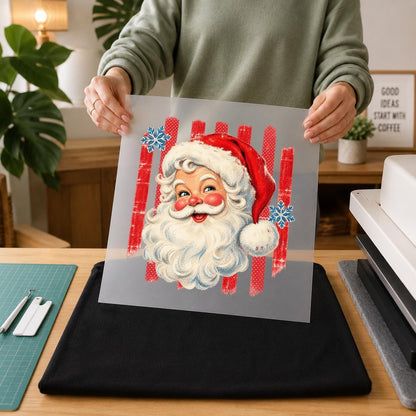 Vintage Santa Christmas DTF Transfer – Christmas Magic Ready to Press