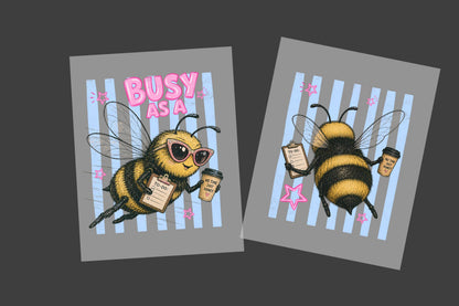 Busy As A Bee DTF Transfer