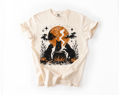 Black Cat Witch DTF Transfer