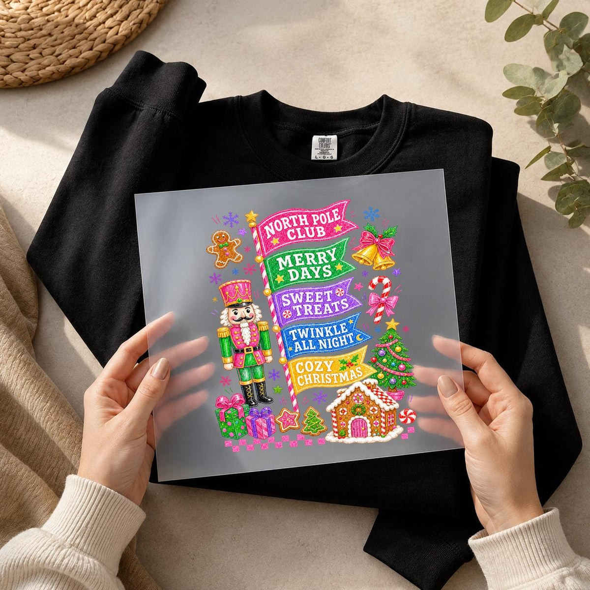 Merry & Bright DTF Transfer