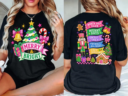 Merry & Bright DTF Transfer
