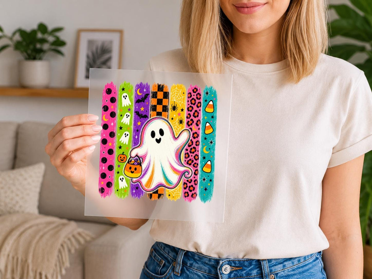 Preppy Ghost Halloween DTF Transfer