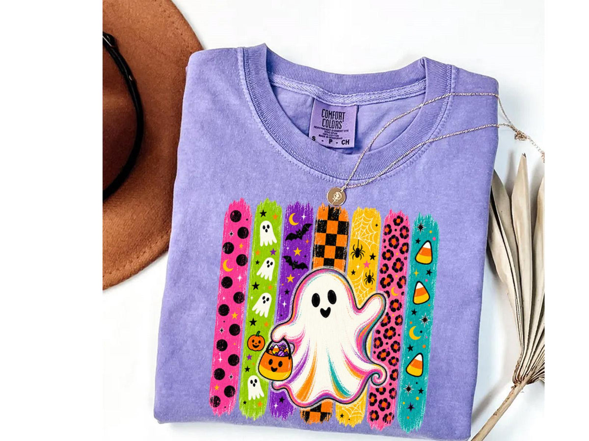 Preppy Ghost Halloween DTF Transfer