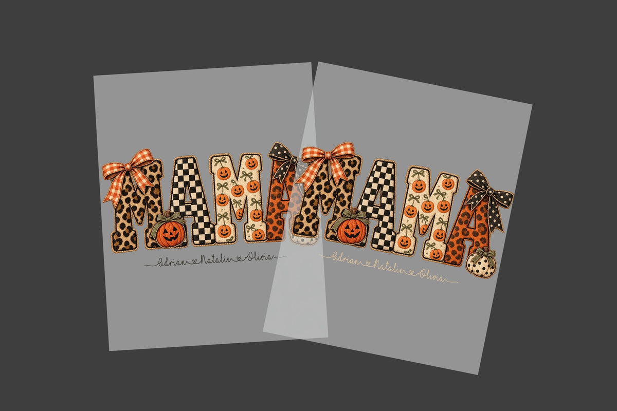 Personalized Mama Fall DTF Transfer