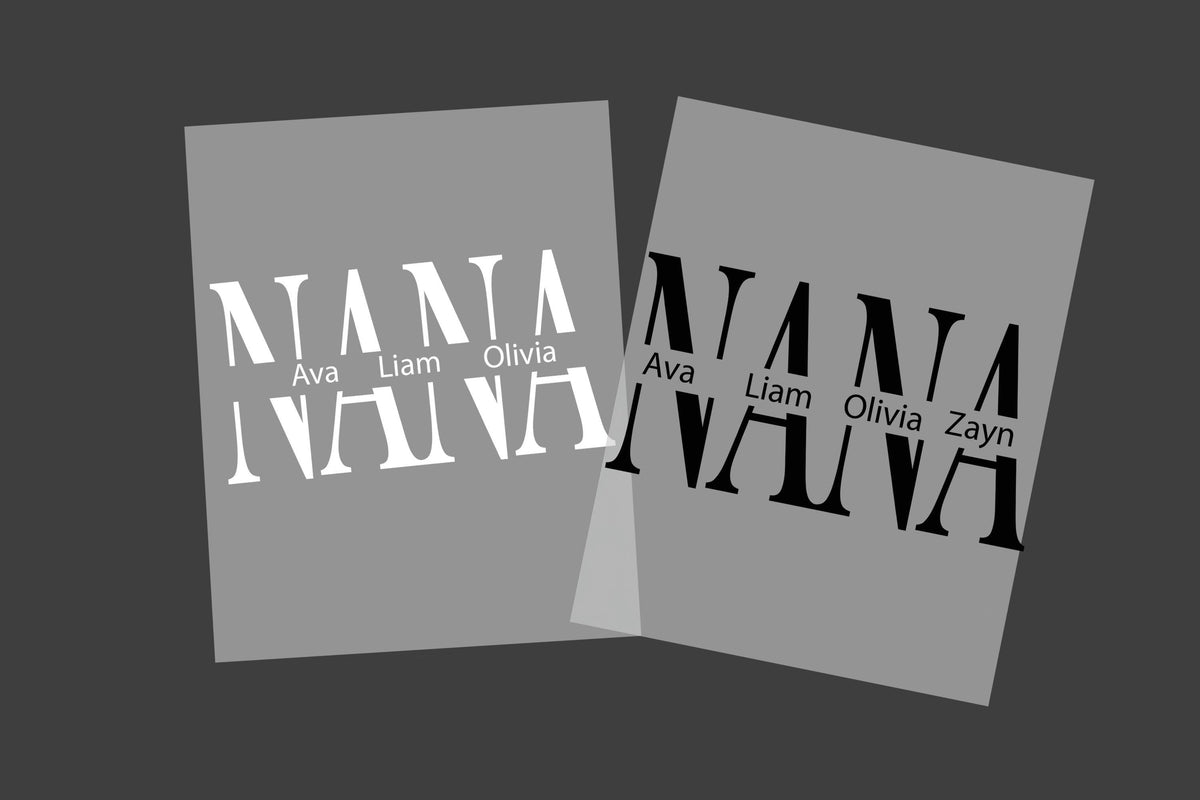 Personalized Nana DTF Transfer