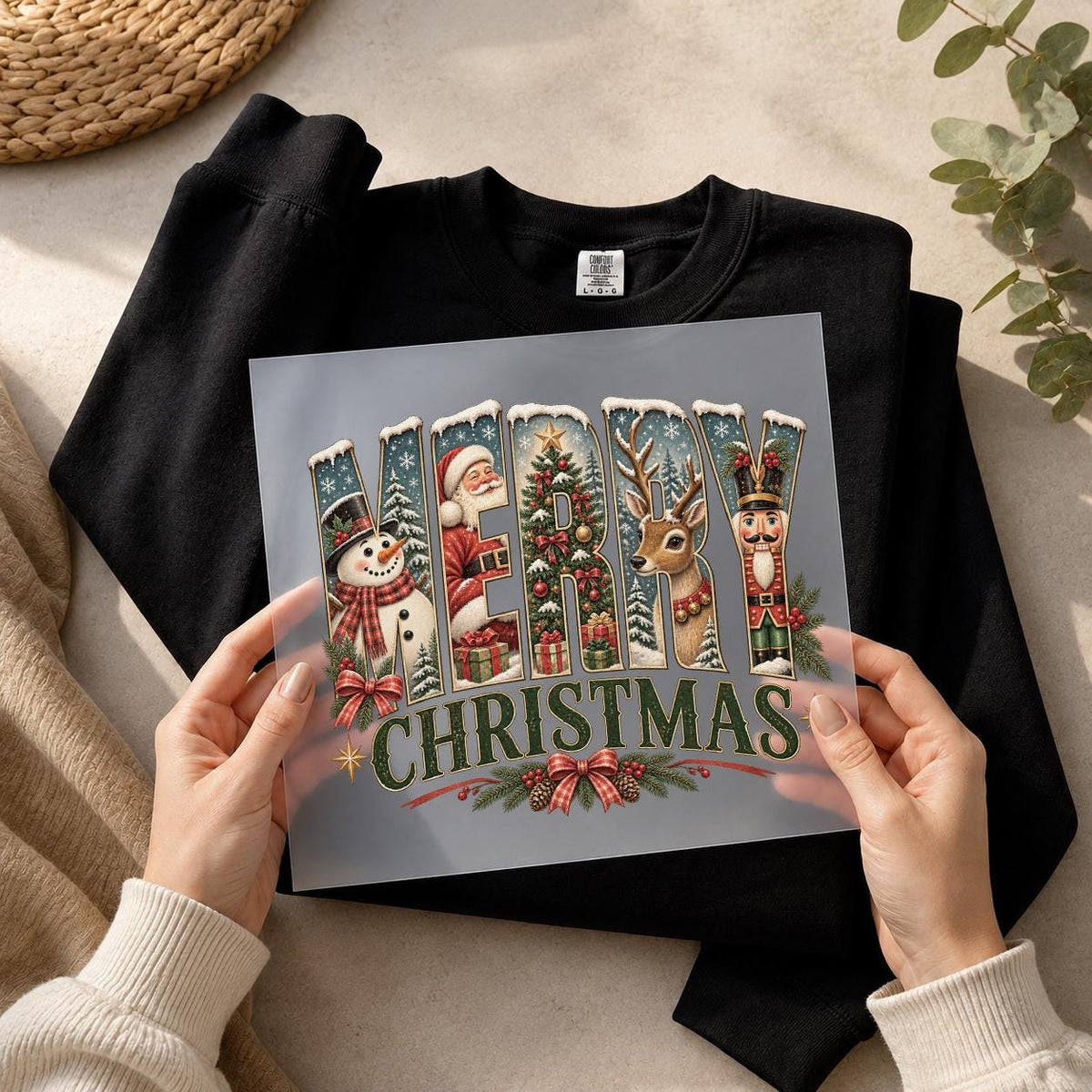 Hello Christmas DTF Transfer
