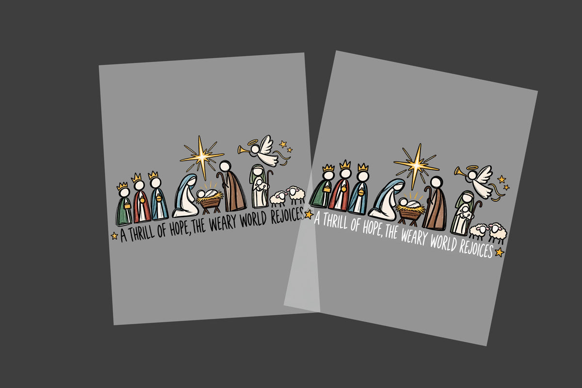 Nativity Christmas DTF Transfer