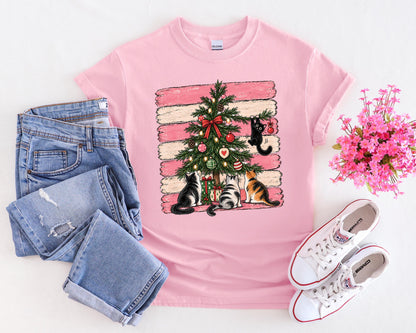 Christmas Cat DTF Transfer