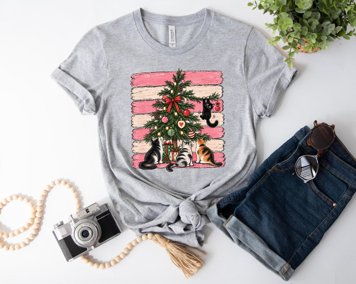 Christmas Cat DTF Transfer